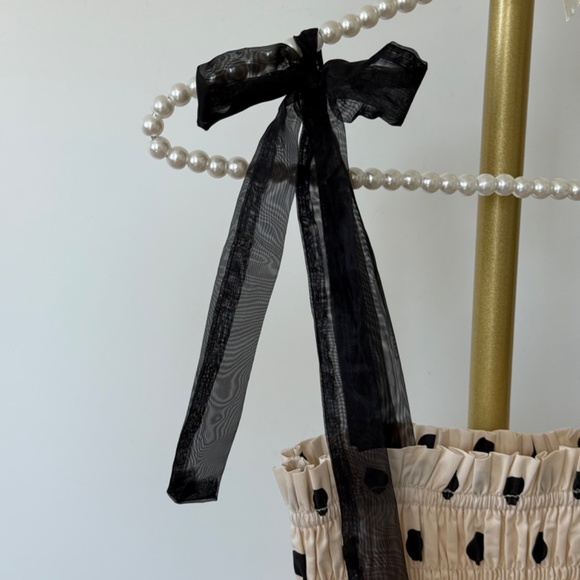 En Saison Polka Dot Tie-Strap Maxi Dress - Picture 2 of 9